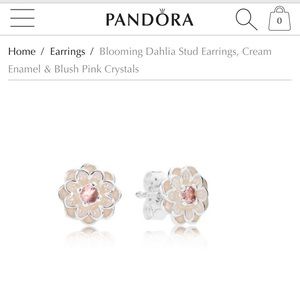 Pandora Flower Earring